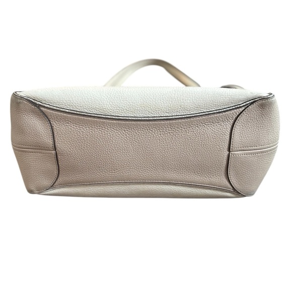 Kate Spade Leila Medium Triple Compartment Shoulder Bag Tan Cream Colorblock - Picture 9 of 12